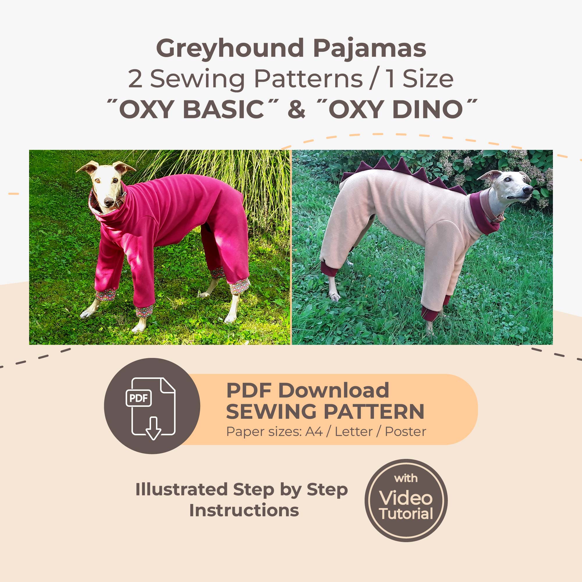 Greyhound 2 in 1 Pajamas