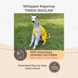Whippet Raglan Pajamas / PDF SEWING PATTERN